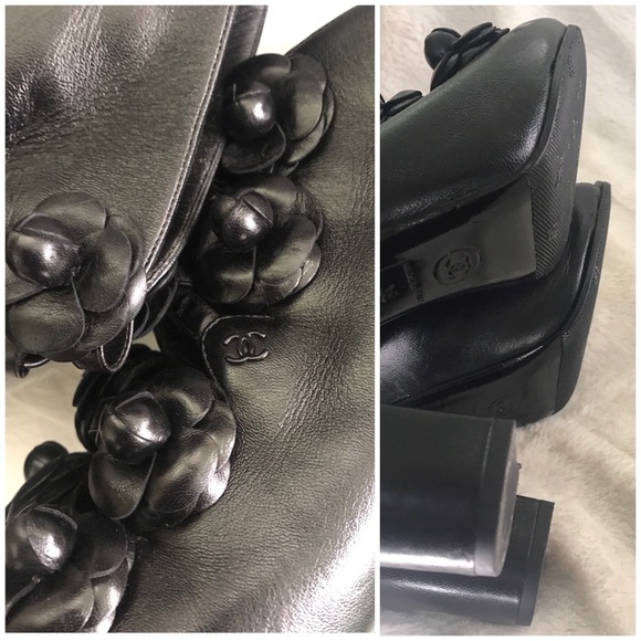 👑✅PRICE FIRM✅ AUTHENTIC Chanel Camelia Booties - Picture 5 of 14